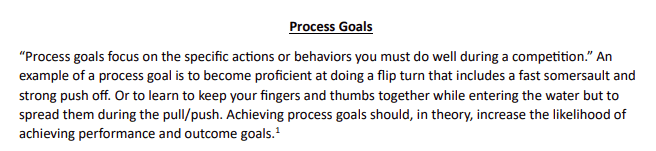 Process Goals